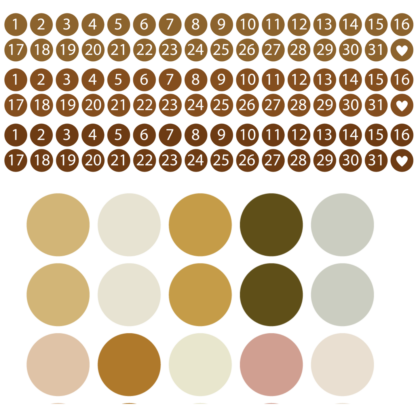 TINY BABES FALL STICKER PACK