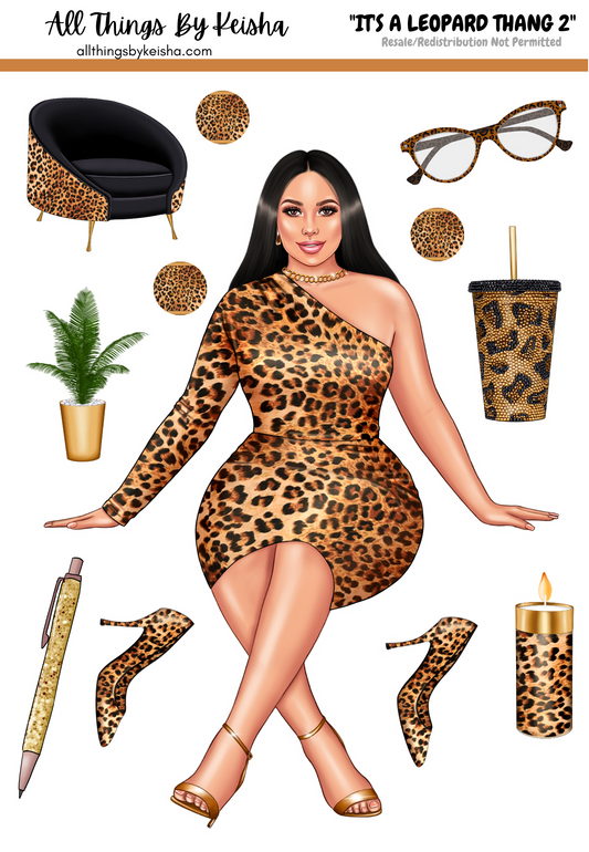 IT'S A LEOPARD THANG- LIGHT WEEKLY KIT