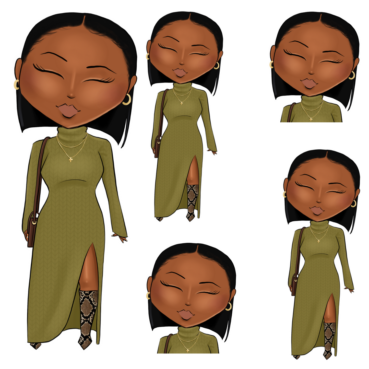 TINY BABES FALL STICKER PACK