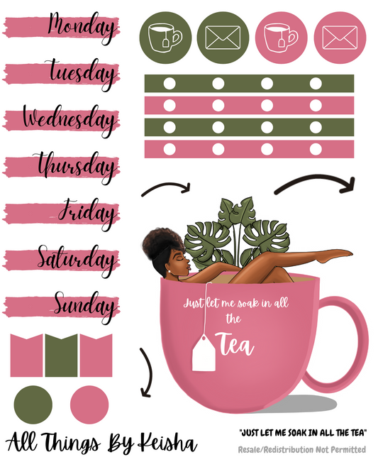 LET'S JUST SOAK IN ALL THIS TEA