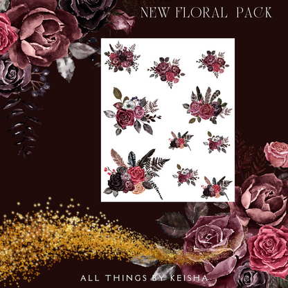 MY SPECIAL ORNAMENT FLORAL STICKER PACK
