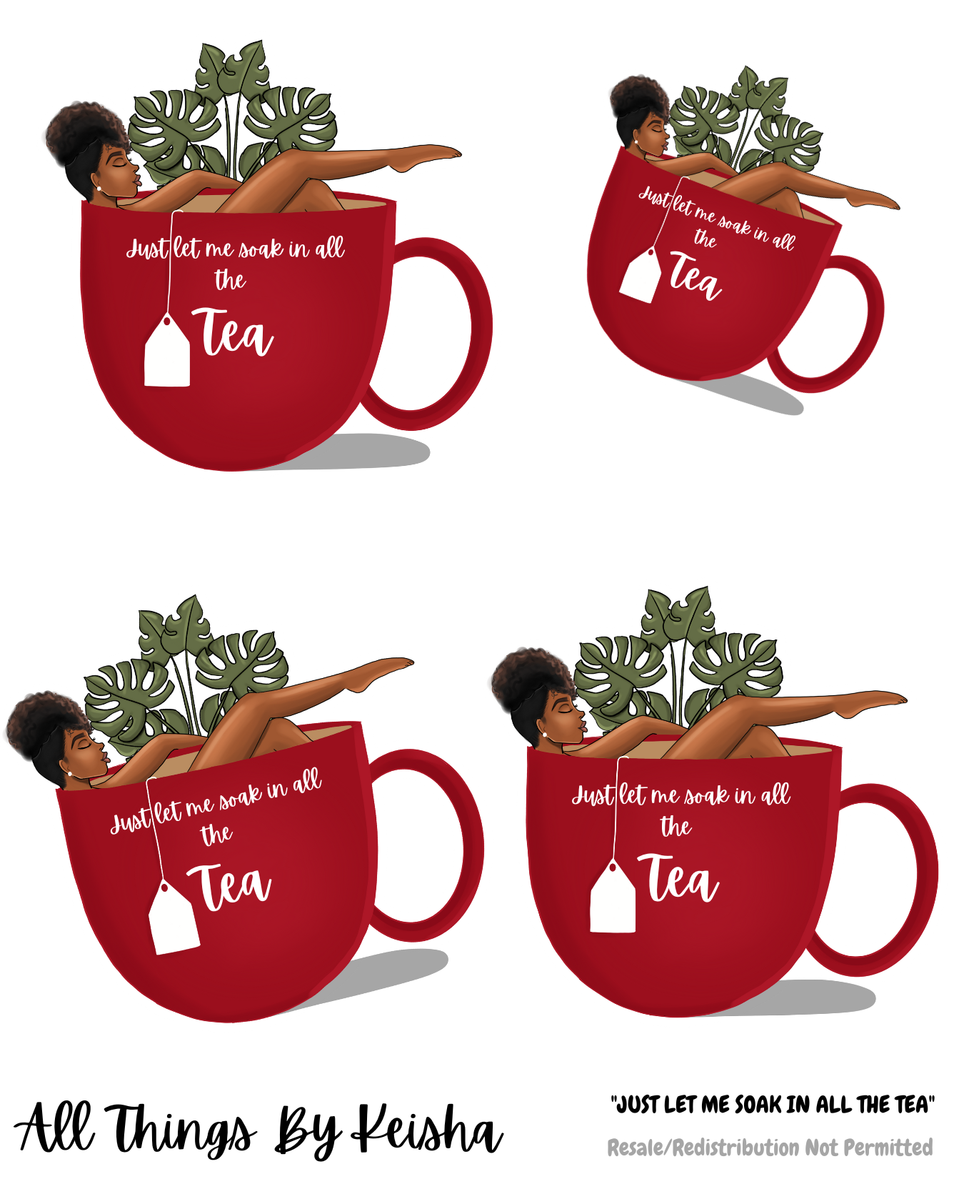 LET'S JUST SOAK IN ALL THIS TEA