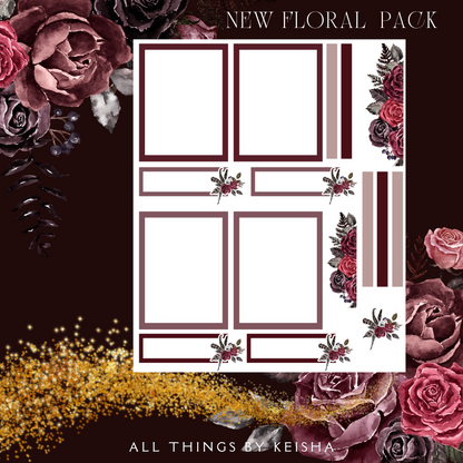 MY SPECIAL ORNAMENT FLORAL STICKER PACK
