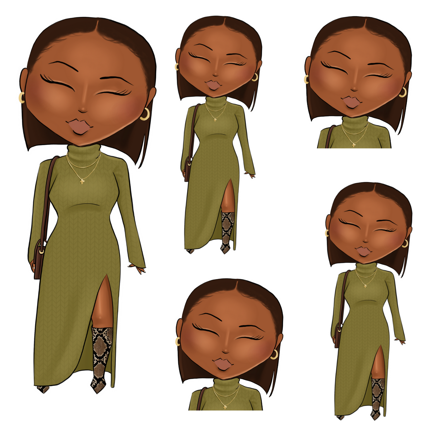 TINY BABES FALL STICKER PACK