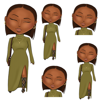 TINY BABES FALL STICKER PACK