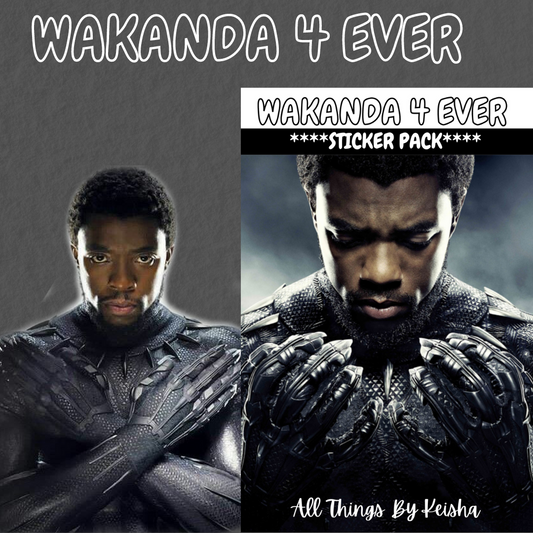 WAKANDA 4 EVER STICKER PACK