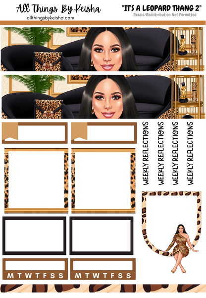 IT'S A LEOPARD THANG- LIGHT WEEKLY KIT