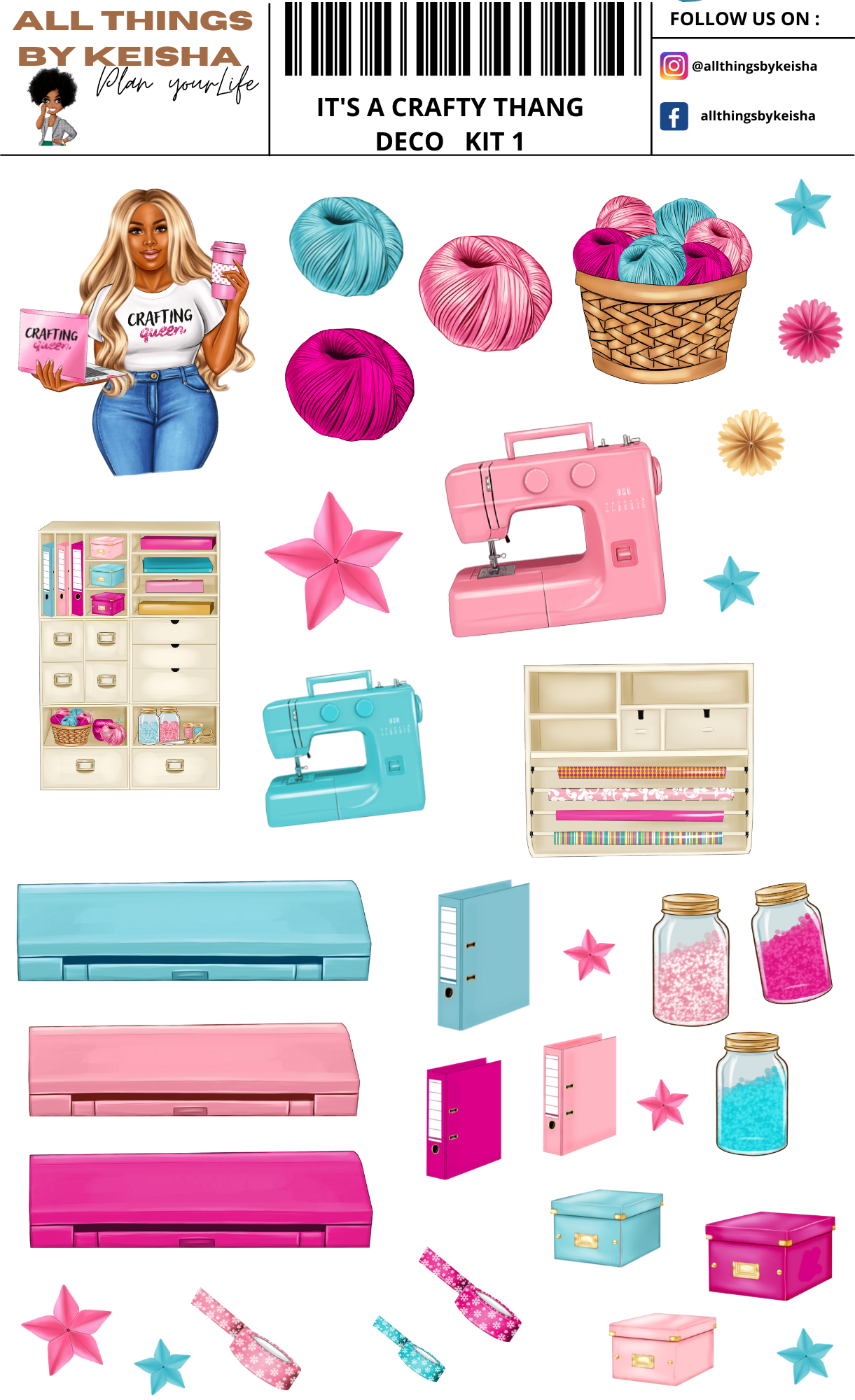 IT'S A CRAFTY THANG DECO KITS