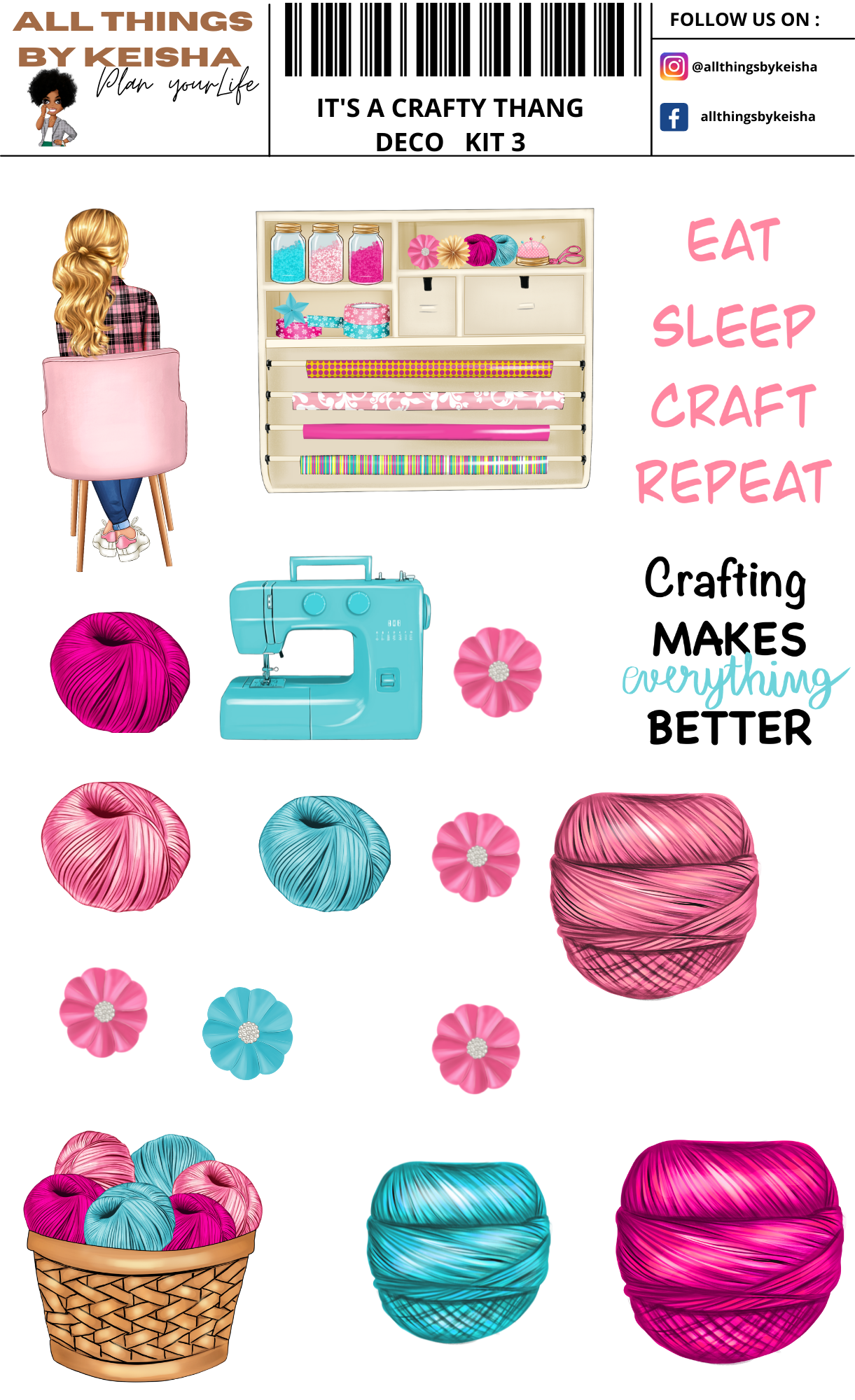 IT'S A CRAFTY THANG DECO KITS