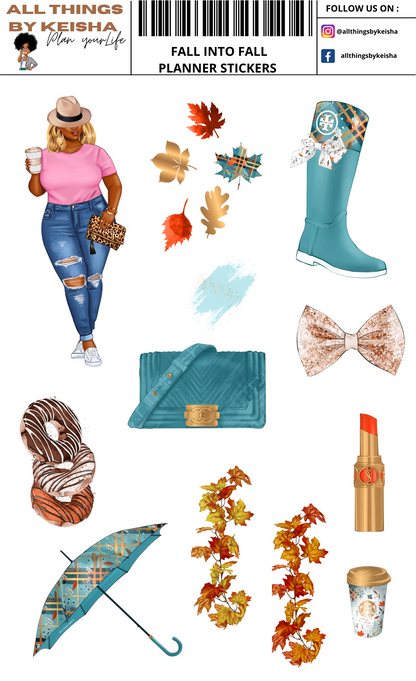 100 FALL INTO FALL PLANNER STICKERS