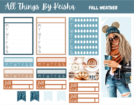 FALL WEATHER FULL STICKER KIT
