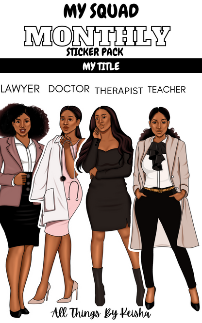 MY SQUAD - MY TITLE STICKER PACK