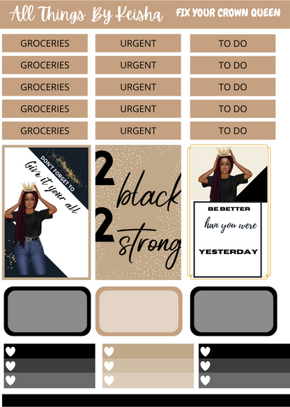 FIX YOUR CROWN QUEEN