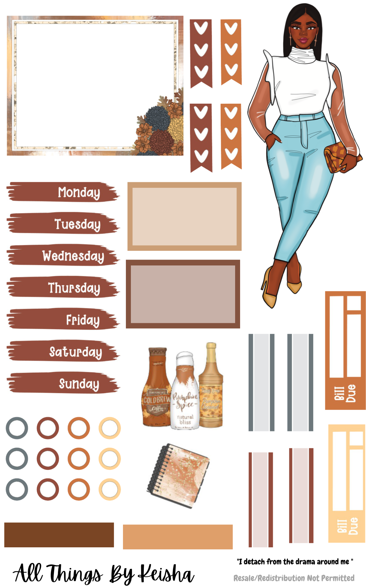 I DETACH FROM THE DRAMA AROUND ME