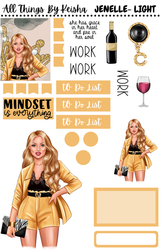 JENELLE - DIVA DOLL FUNCTIONAL KIT