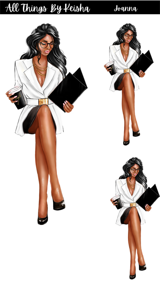 I'M THE BOSS PLANNER GIRL STICKER SET