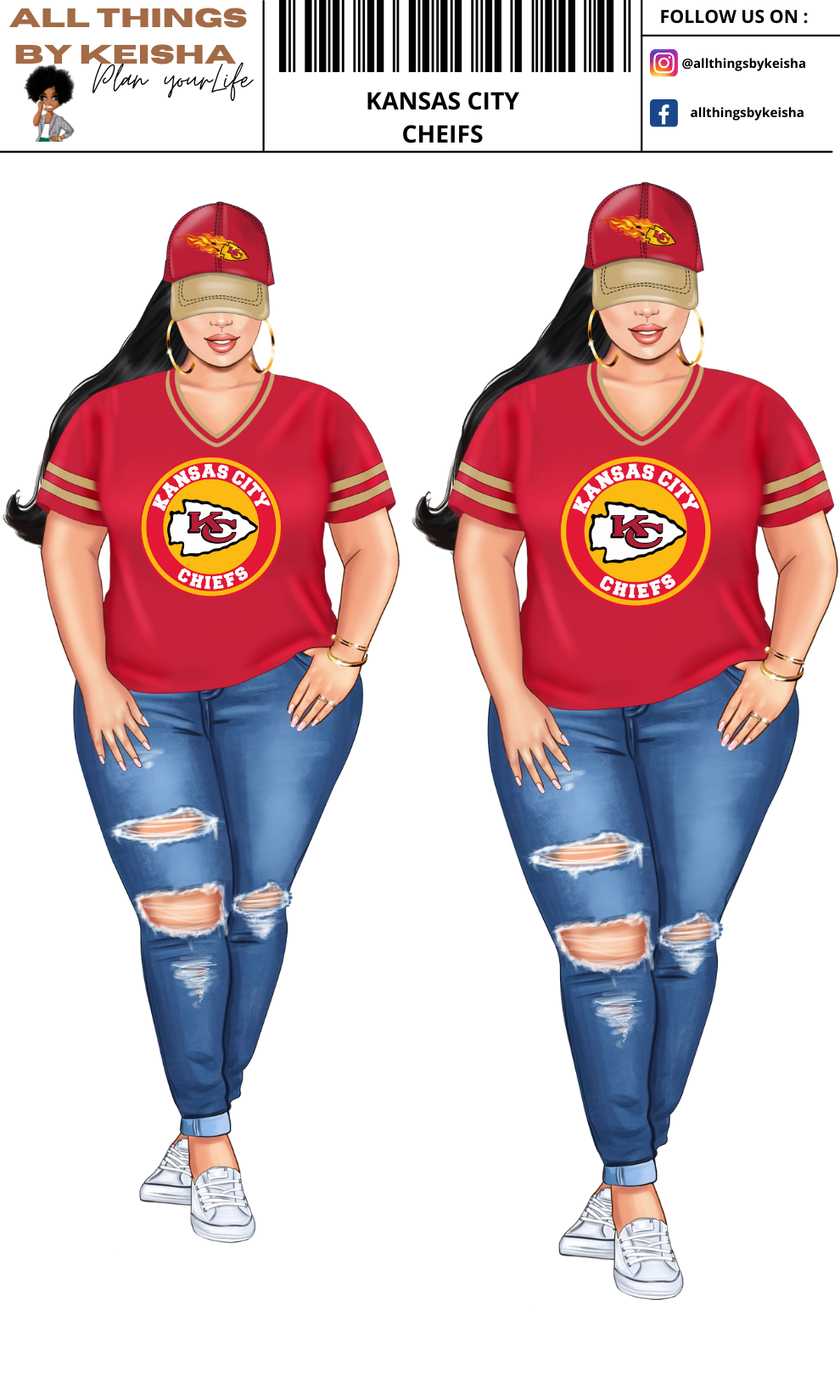 CHEIF PLANNER GIRL STICKER SET