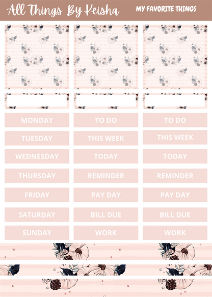 MY FAVORITE THINGS 2 - PAGE FUNCTIONAL KIT