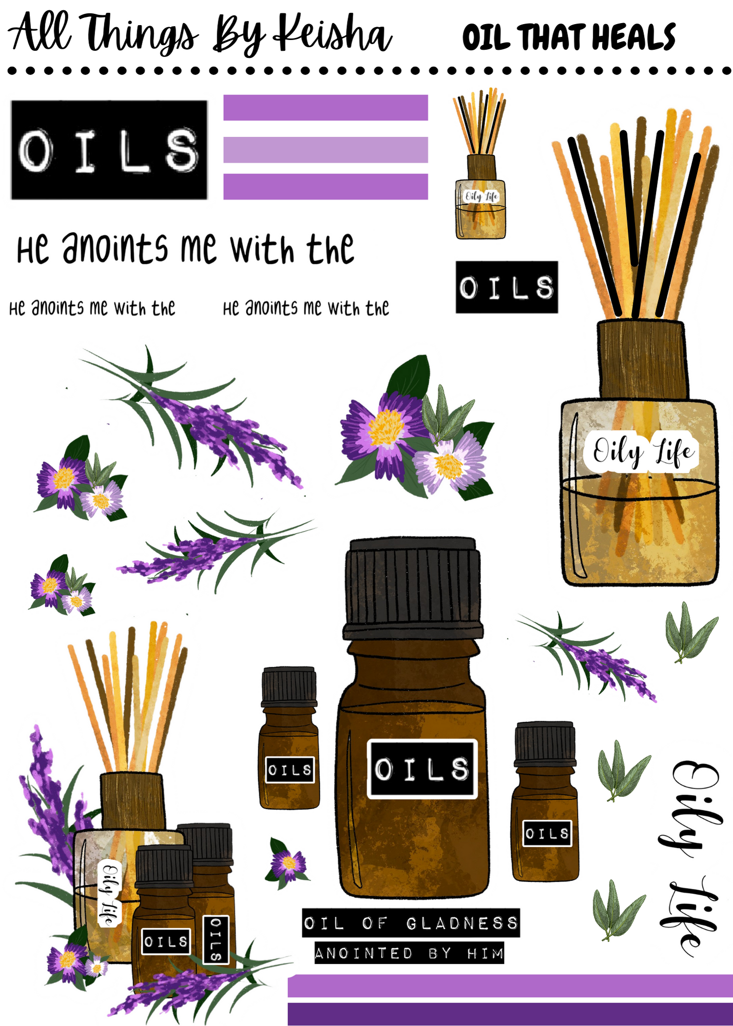 OIL THAT HEALS 2-PAGE FUNCTIONAL KIT