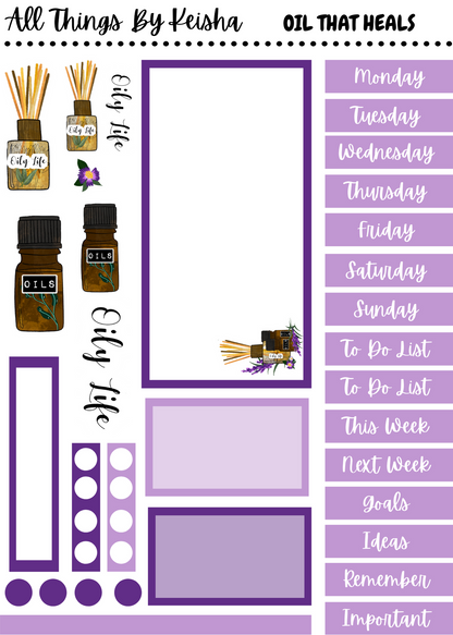 OIL THAT HEALS 2-PAGE FUNCTIONAL KIT