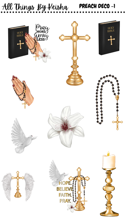 GOING TO CHURCH DECO KITS