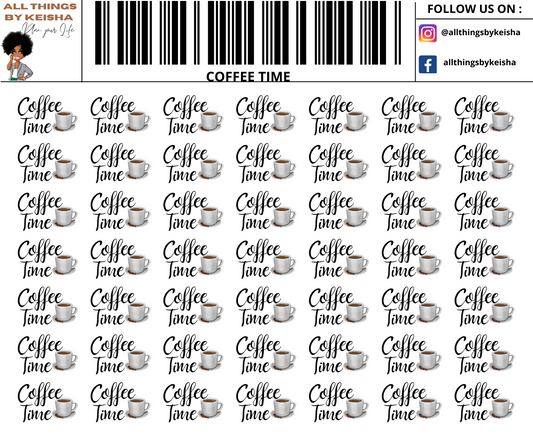 COFFEE TIME STICKERS