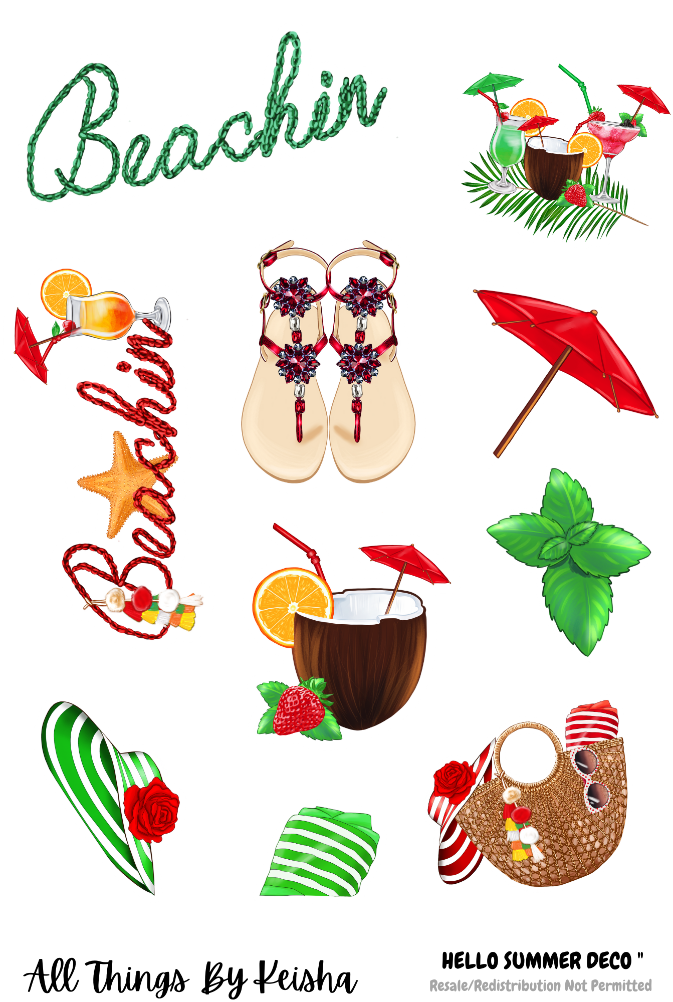 SUMMER TIME DECO KIT