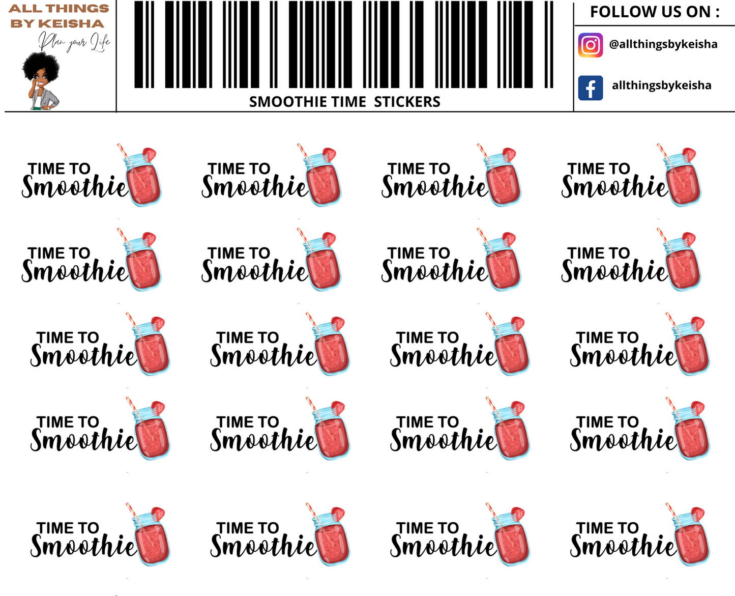 SMOOTHIE STICKERS