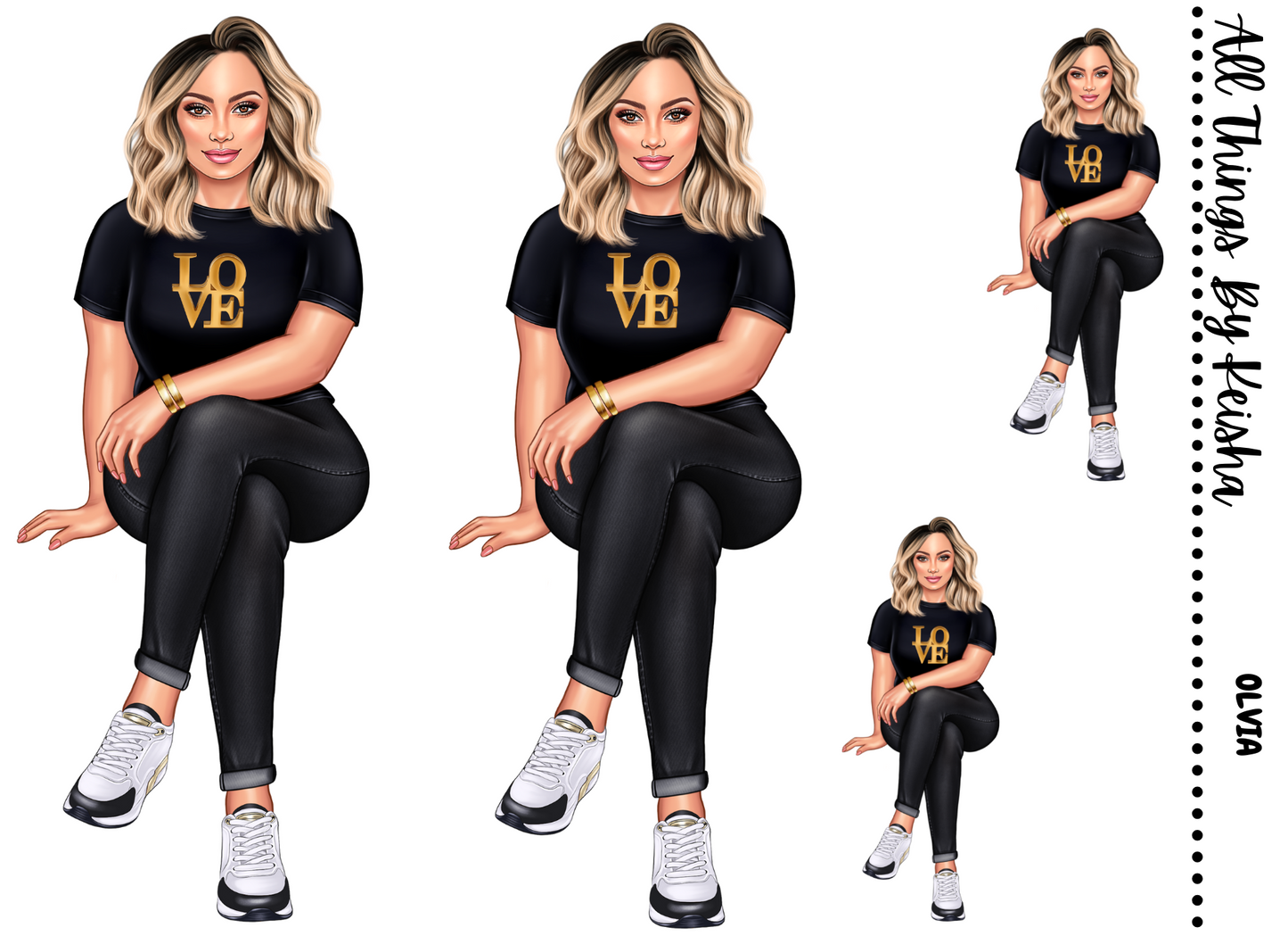 OLIVA - STAYING COZY PLANNER GIRL