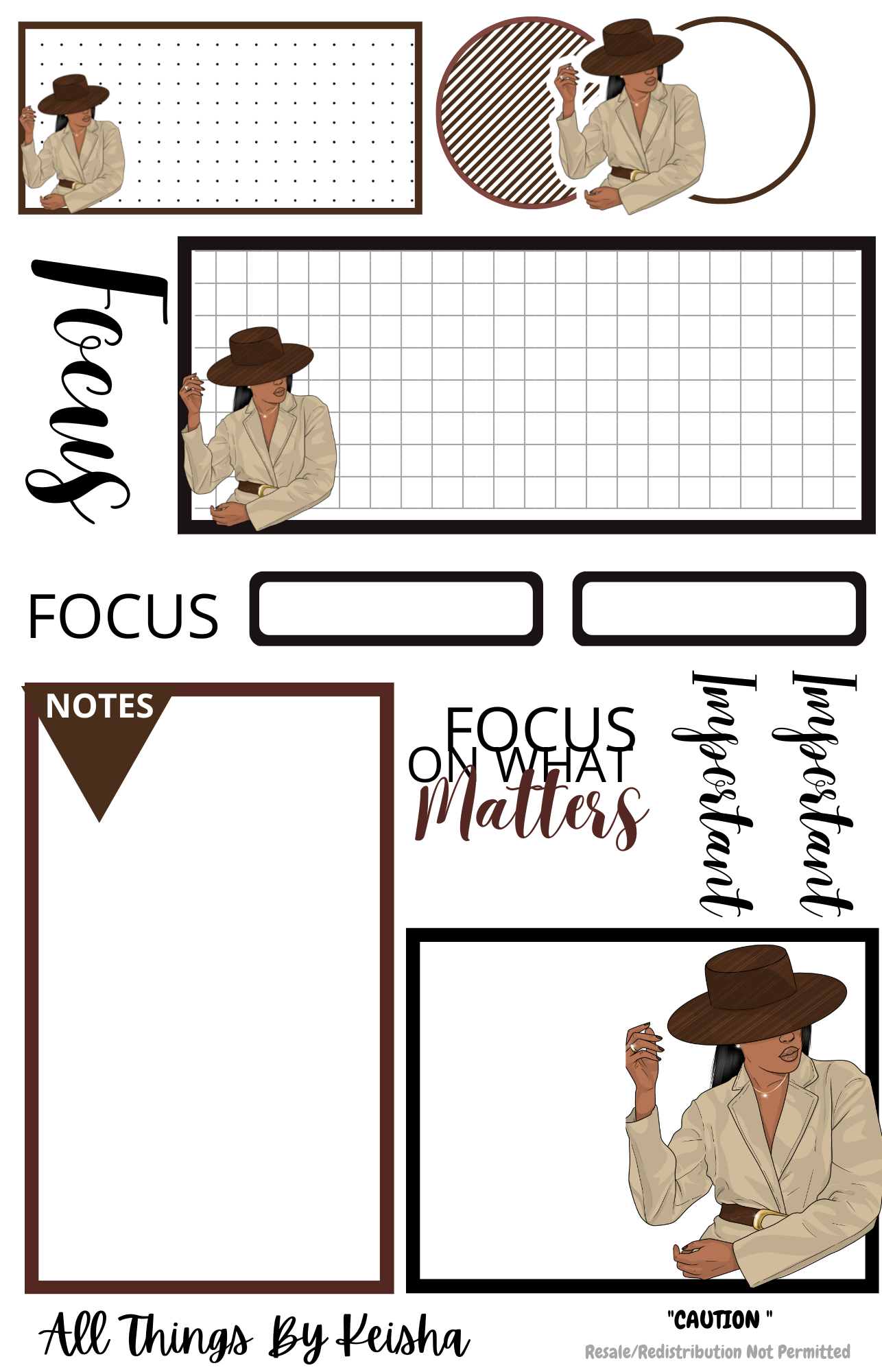 CAUTION STICKER PACK