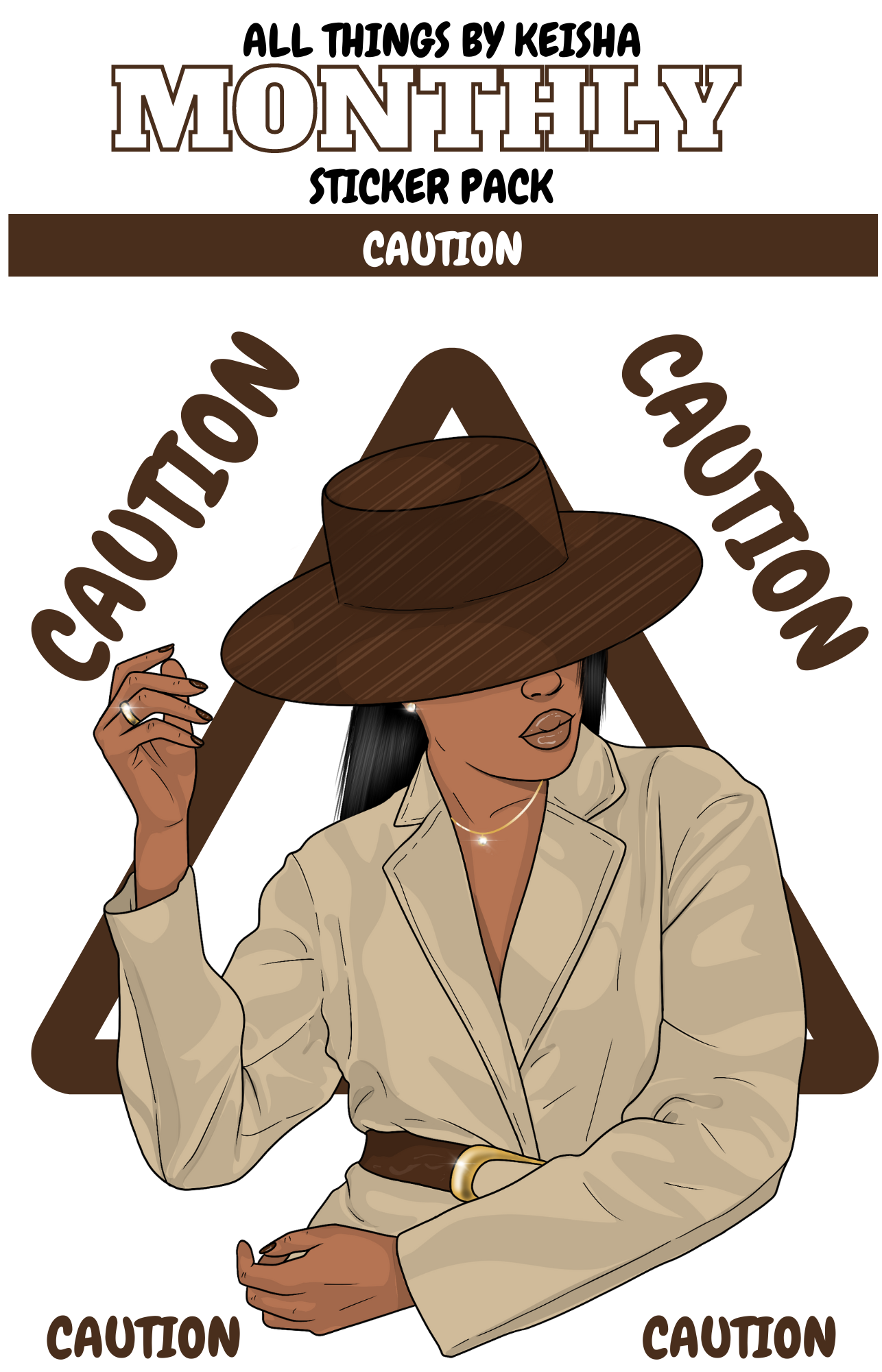 CAUTION STICKER PACK