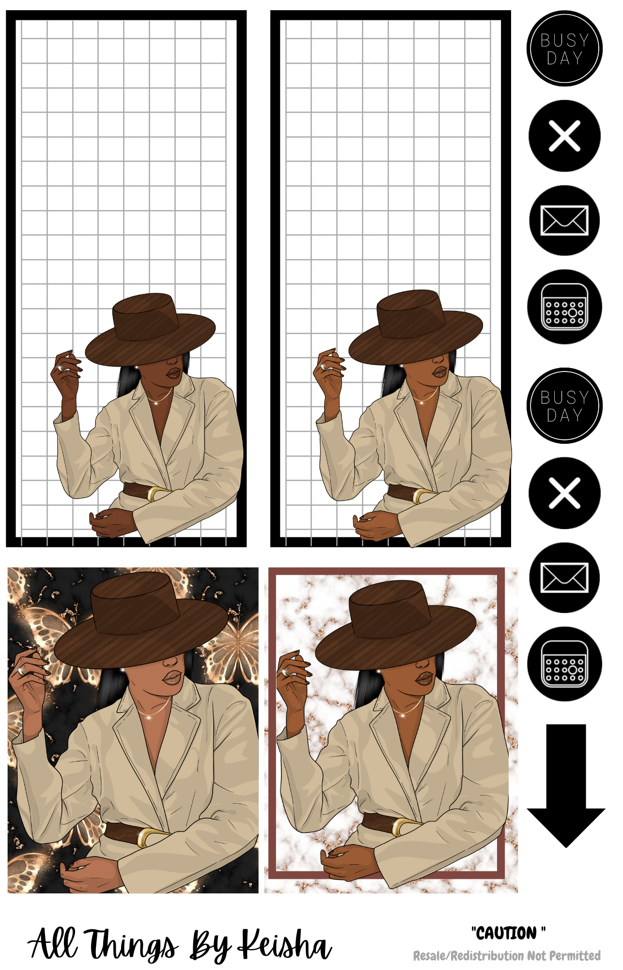 CAUTION STICKER PACK