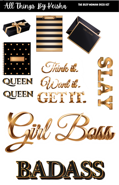 THE BUSY WOMAN DECO KIT