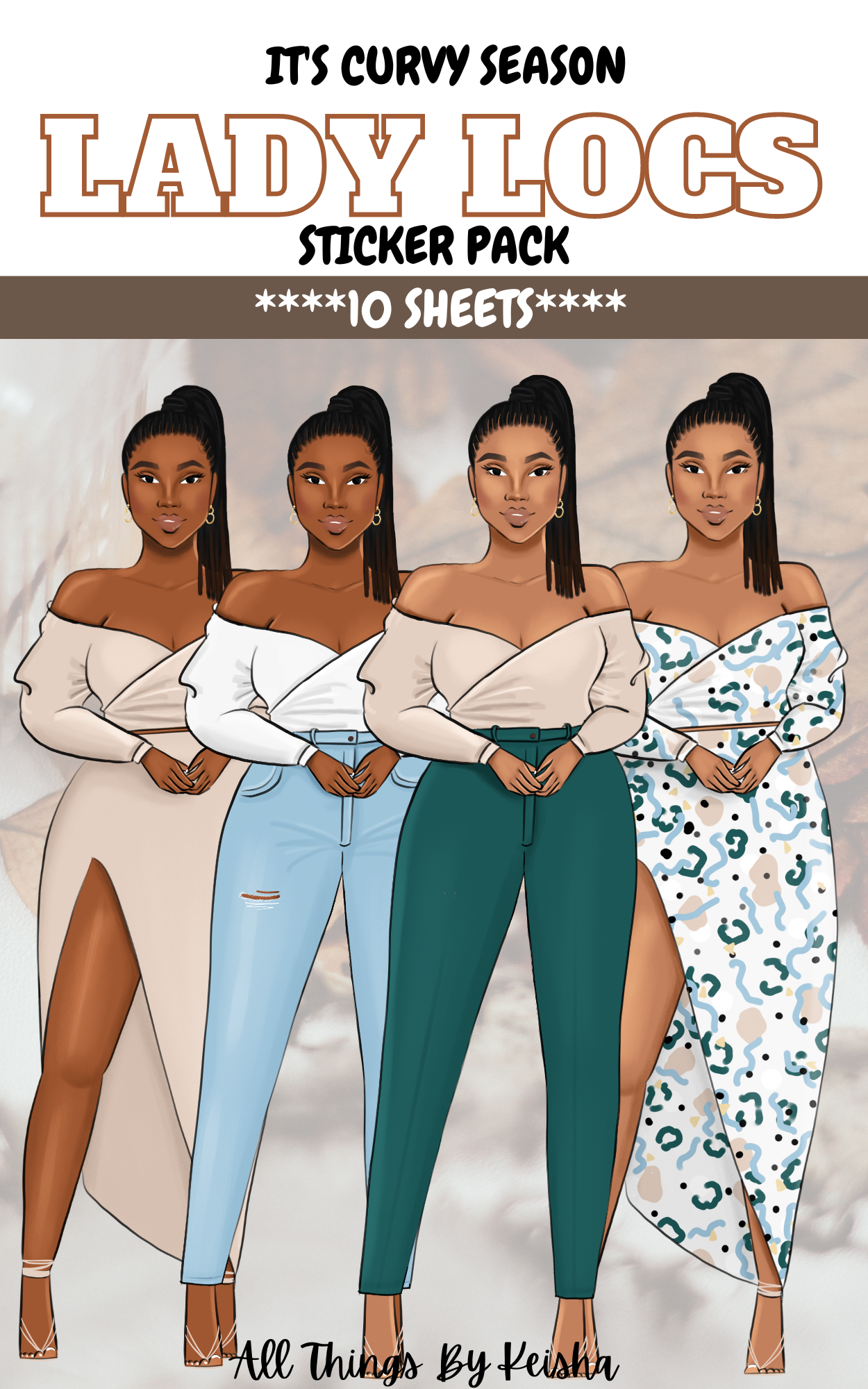 LADY LOCS STICKER PACK